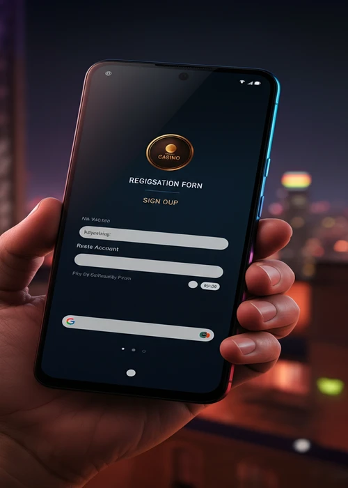 Formulario de inscripción de Monsterwin Casino con opciones de registro por email o teléfono y botón 'Registrarse', preparado para nuevos usuarios.